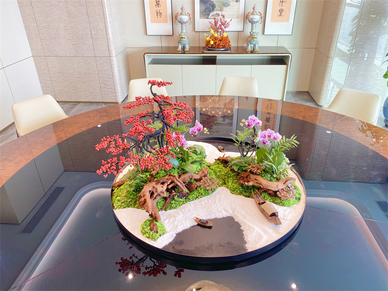 錦色｜給客戶做的餐桌組景，讓吃飯都變得很治愈！